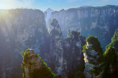 张家界山水群山摄影图片