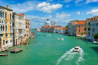 威尼斯运河意大利dellAccademia