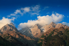喜马拉雅山脉喜玛拉雅云层云彩