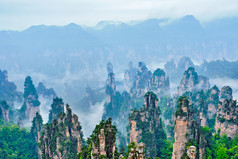 独特奇山风景摄影图片