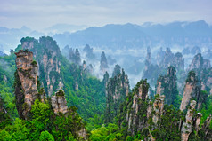 张家界壮观风景摄影图片