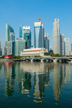 新加坡城市大楼摄影图片