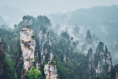 中国旅游奇山摄影图片