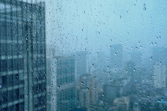 下雨阵雨液滴结构