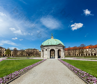 巴伐利亚欧洲德国Hofgarten