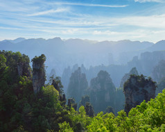 张家界山岳风景摄影图片