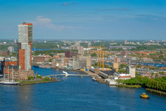 荷兰城市远景摄影图片