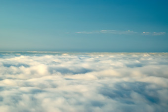 户外景色天空蓝天白云摄影图
