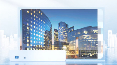 简洁明亮科技<strong>图文</strong>展示PR模版