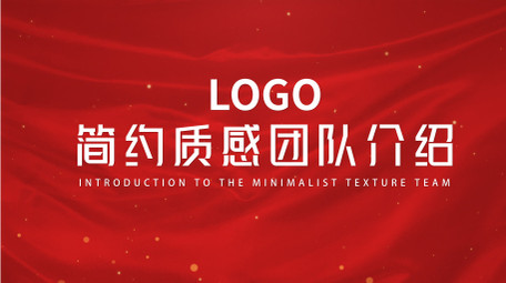 简约高级质感团队介绍AE模板