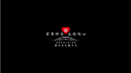 大气婚礼纪实标题字幕AE模板