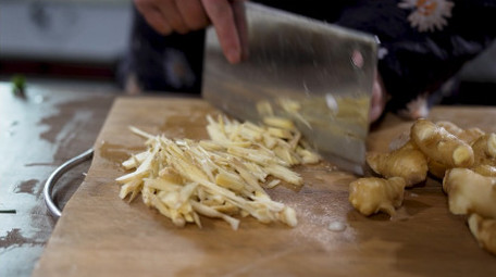 餐饮美食炒菜烹饪炒菜4k实拍素材