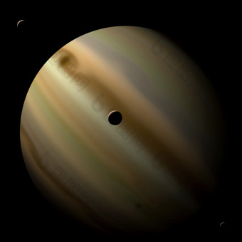 土星大行星摄影插图