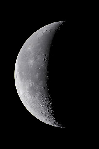 宇宙月球的清晰近景图
