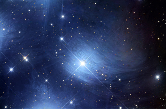 银河超星系星体摄影图