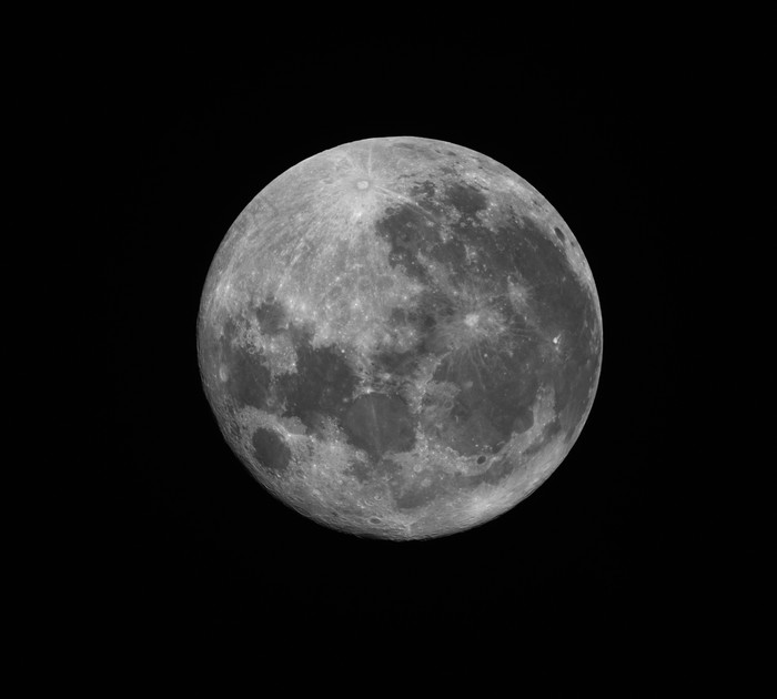 月球月亮摄影插图