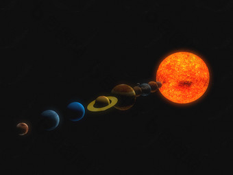 太阳系星球行星摄影插图