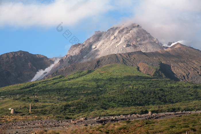 活跃的成层火山没有民族