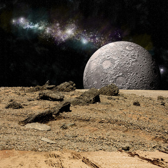 星河系陨石星球摄影插图