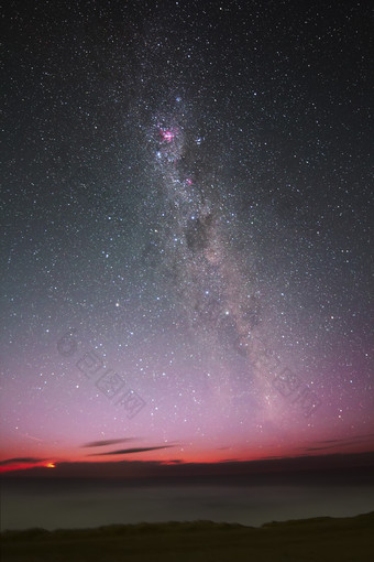 湖泊星空夜景摄影插图