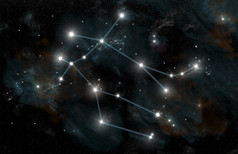 星体星座占星摄影插图