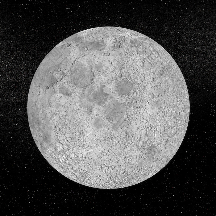 月球月亮星球摄影插图