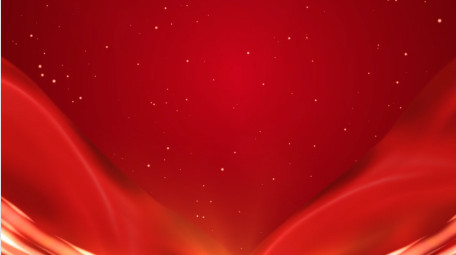 红色党建党政红绸晚会背景视频