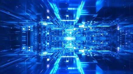 科技穿梭动画展示背景视频