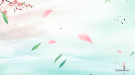 唯美春风节气国风水墨AE模板