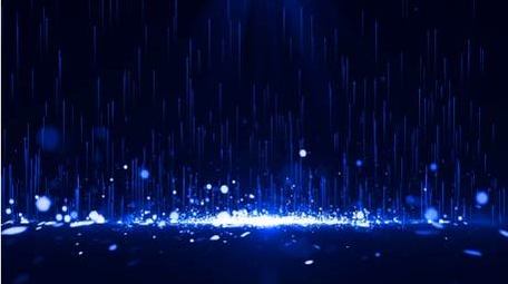 唯美光影粒子背景AE模板