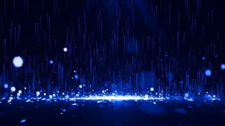 唯美光影粒子背景AE模板