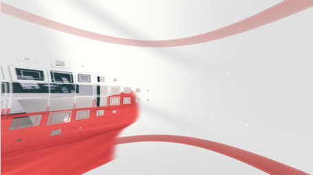 简洁光影党政图文展示AE模板