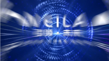 蓝色科技粒子发布会背景视频