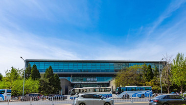 北京地标国家图书馆延时实拍