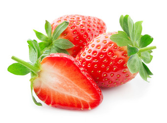 <strong>美味</strong>新鲜的奶油草莓