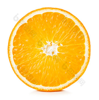 美味的半个橙子摄影图