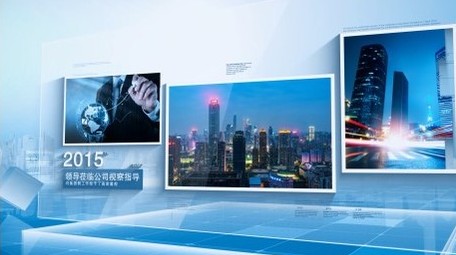 科技玻璃质感图文介绍AE模版