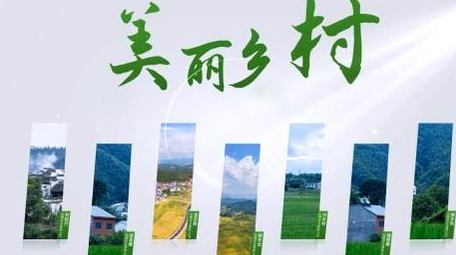 清新绿色乡村图文片头AE模板