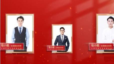 党政多图文人物介绍展示AE模板