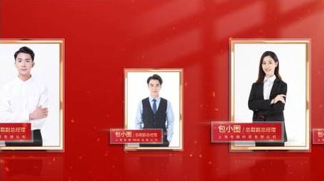 党政多图文人物介绍展示AE模板