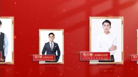 党政多图文人物介绍展示AE模板