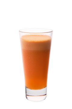 玻璃杯橙色果汁摄影图