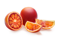 红色水果柚子摄影图