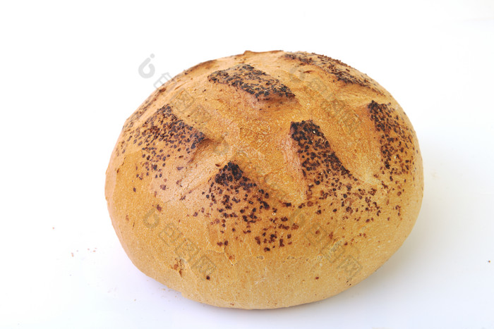 香甜的圆形小面包