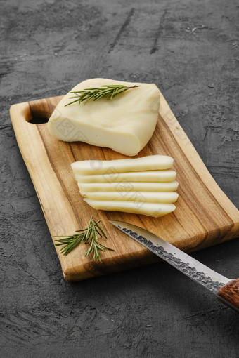 切片的白色奶酪摄影图
