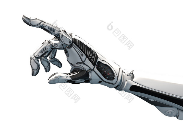 机器人手用食指指点