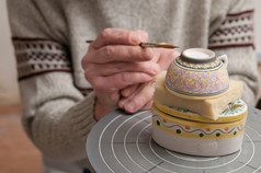 卡塔尼亚的 1 陶器装饰