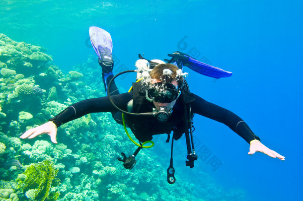 Scuba潜水员