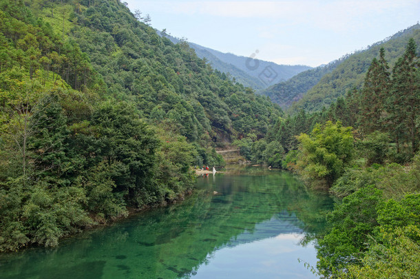 <strong>中国</strong>福建省武夷山市的峡谷