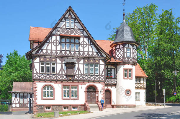 历史邮局，坏 Liebenstein，图林根州，德国